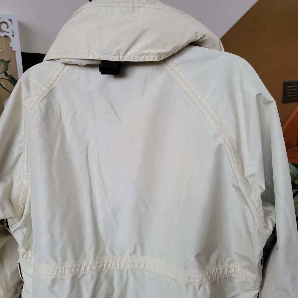 JanSport Opus 2 Jacket Cream Utility Hiking Cargo Coat Waterproof Breathable M - Picture 10 of 15